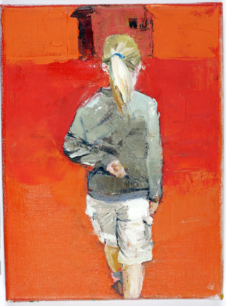 Fingers Crossed, 24 x 18 cm, oil on canvas, 2008