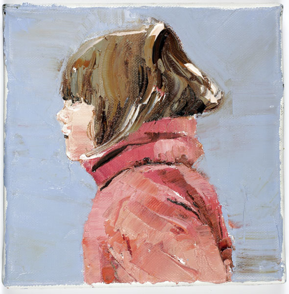 Fleece, 18 x 18 cm, oil on canvas, 2008