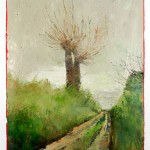 Tall Trees, 112 x 77cm, Oil on prepared card, 2012