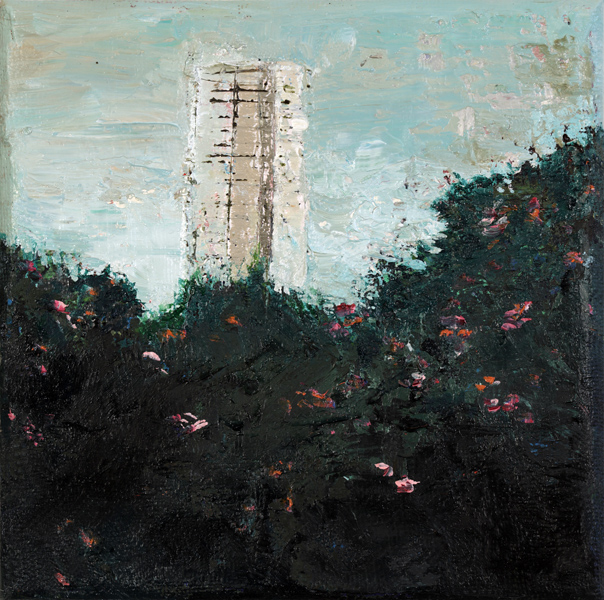 TOWER, 15 x 12.5 cm, Oil on Canvas, 2014