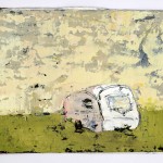 Whitey, 10 x 15 cm, Acrylic on card, 2012