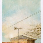 MANDARIN MORNING, 28 x 18.5 cm, Acrylic on Paper, 2014